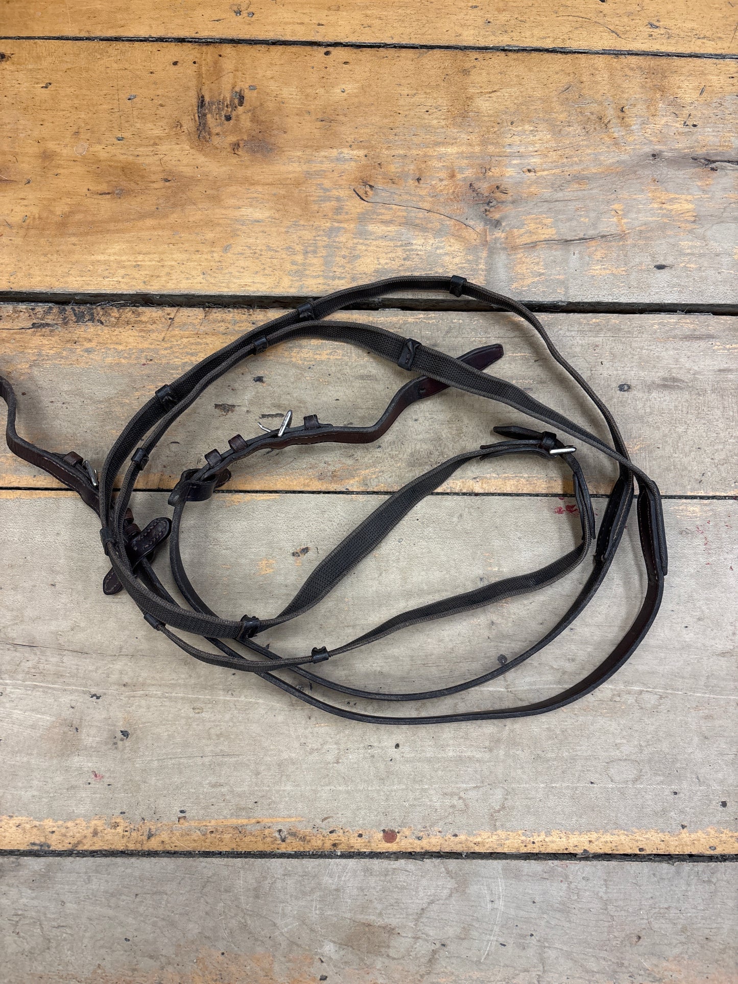 Webbed Reins-Brown-Full