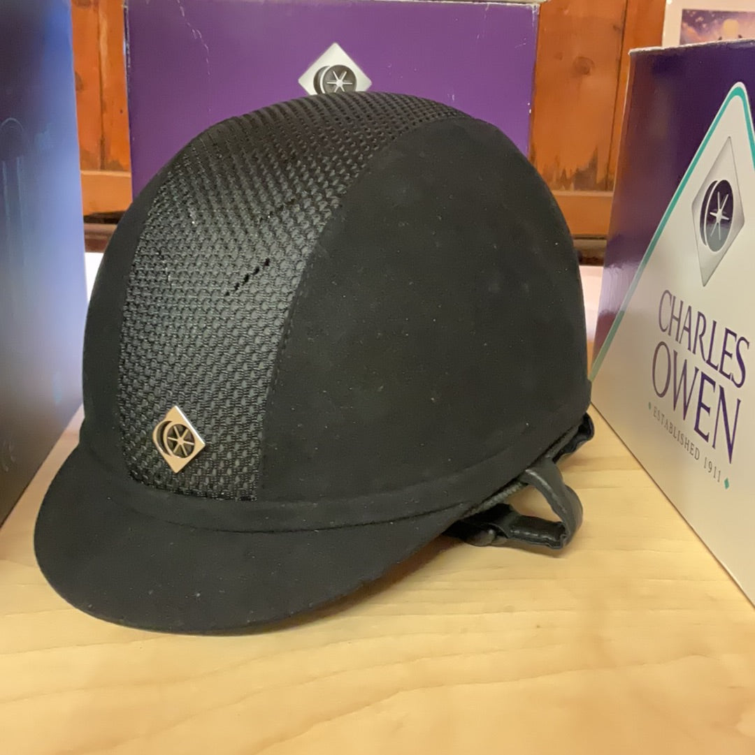 Charles Owen Ayr8 Plus Helmet-Black-6 5/8 (54cm)
