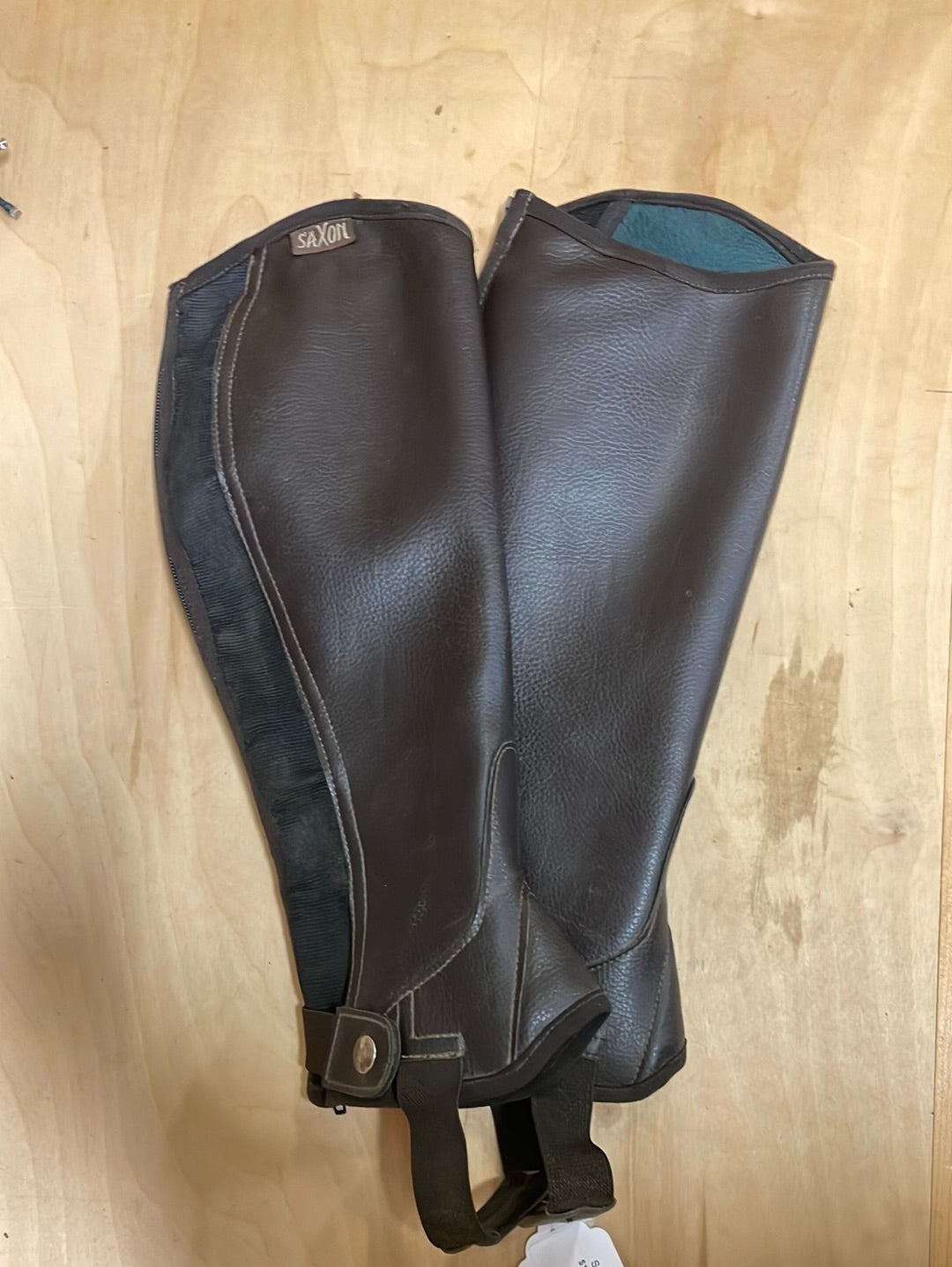 Demi-chaps Saxon Syntovia - Noir - Taille S - Neuves Avec Étiquettes