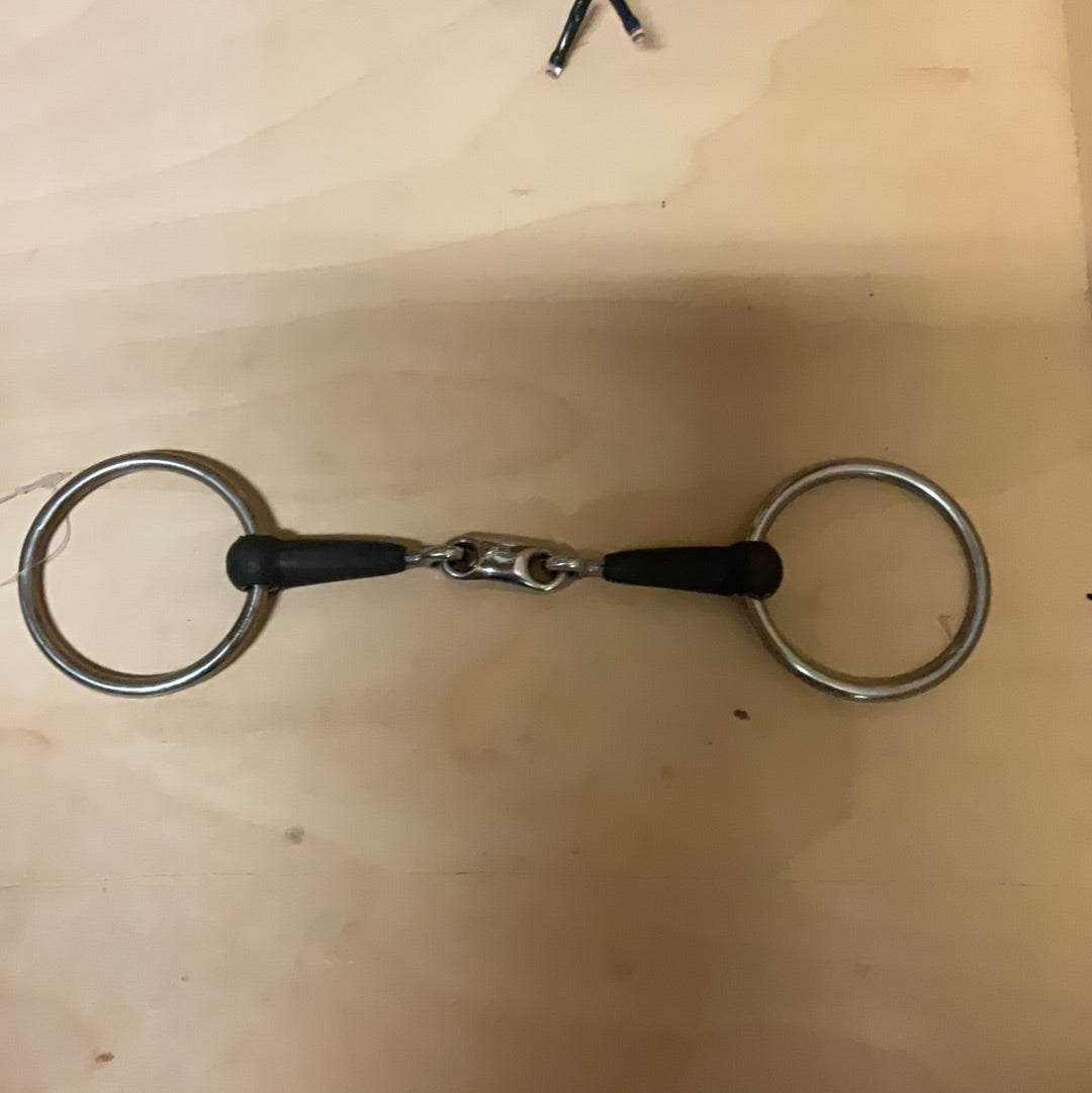 Eco Pure Loose Ring Oval Peanut Mouth Snaffle-5 1/2"