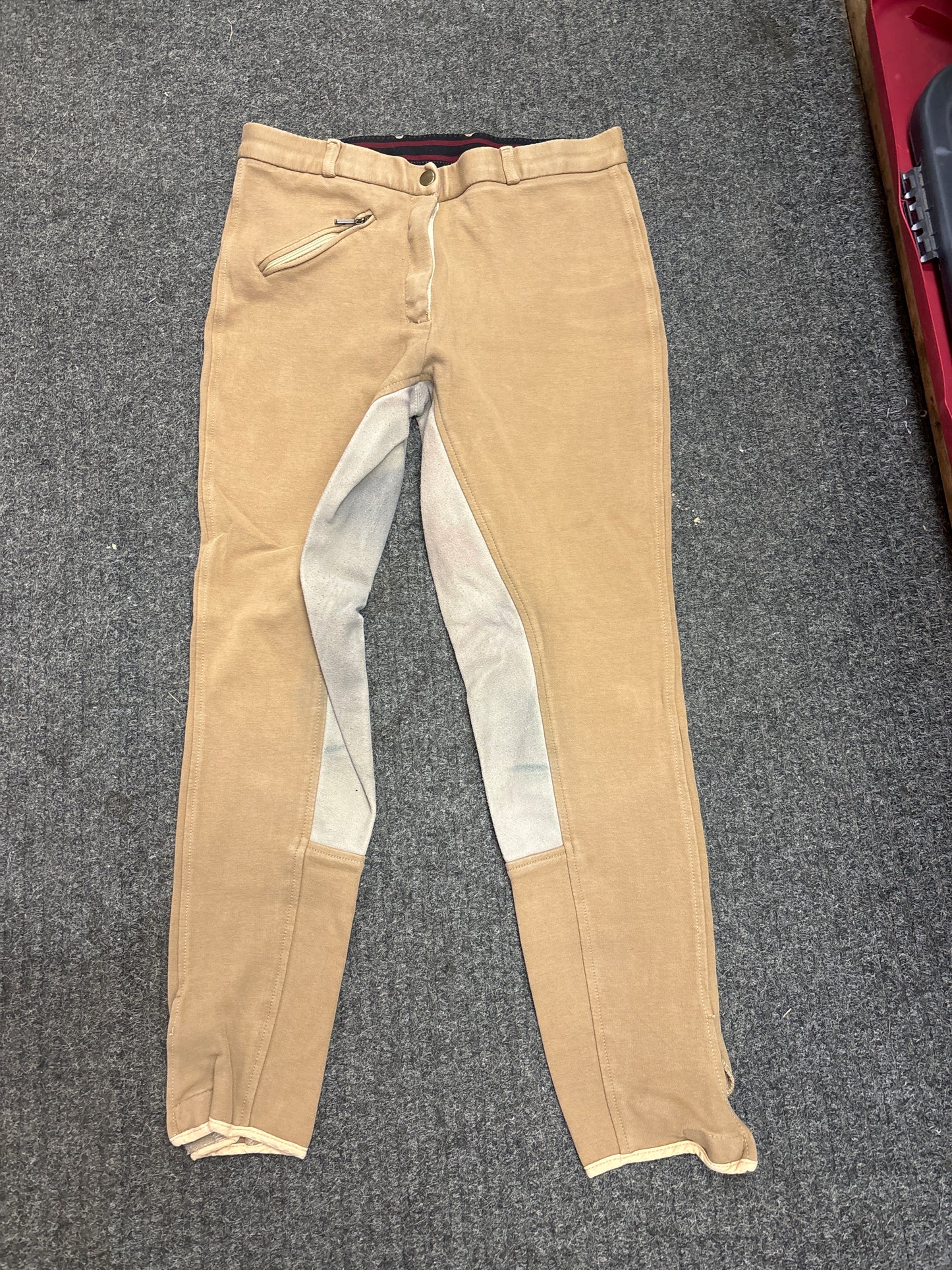 Tuffrider Full Seat Breeches-Tan-30 dr