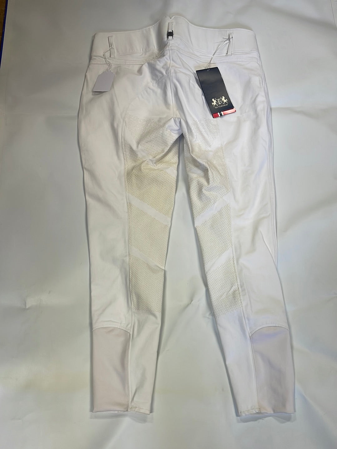 B Vertigo Sticky Full Seat Breeches-White-32