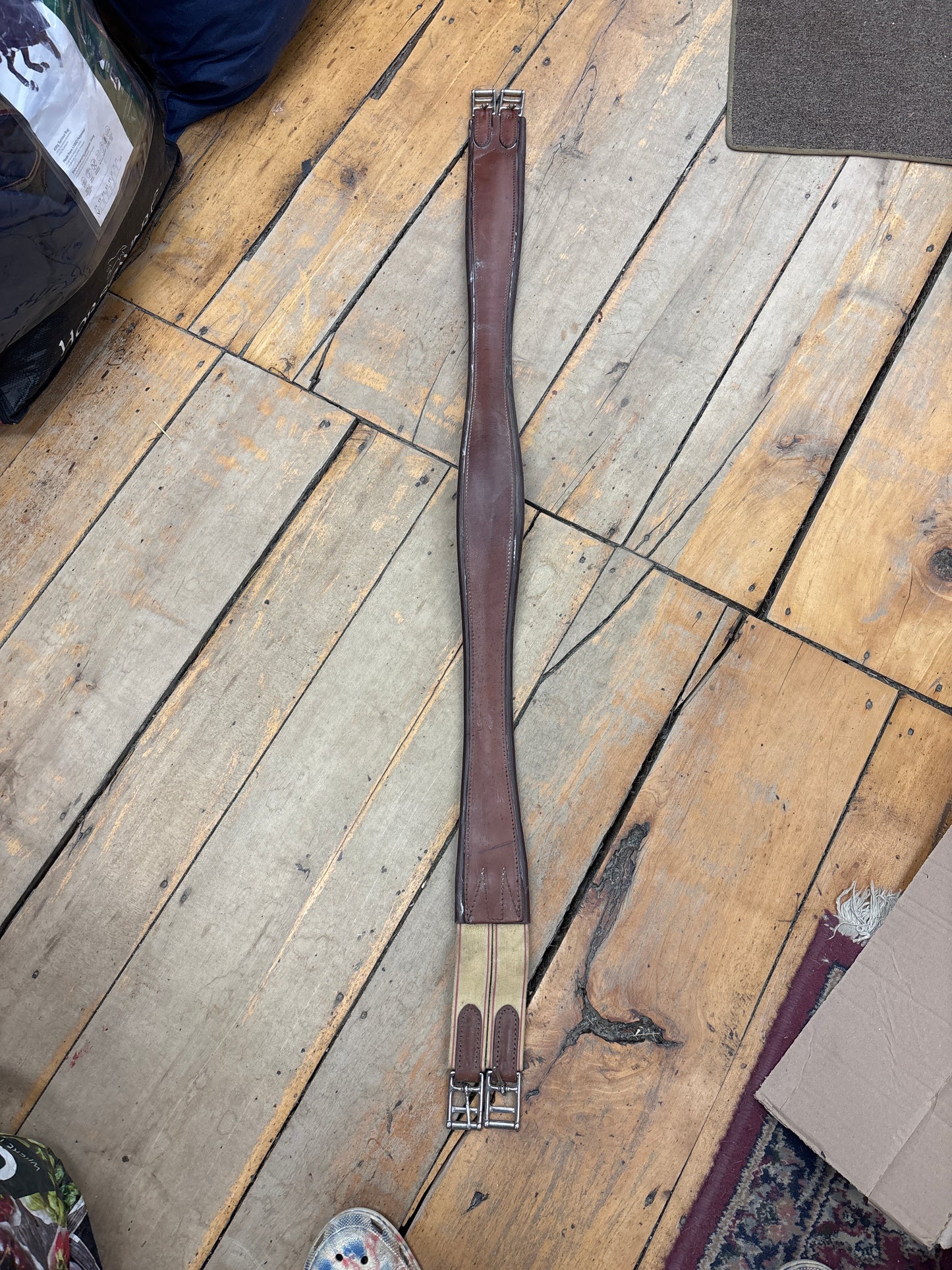 Leather Girth-Brown-54”