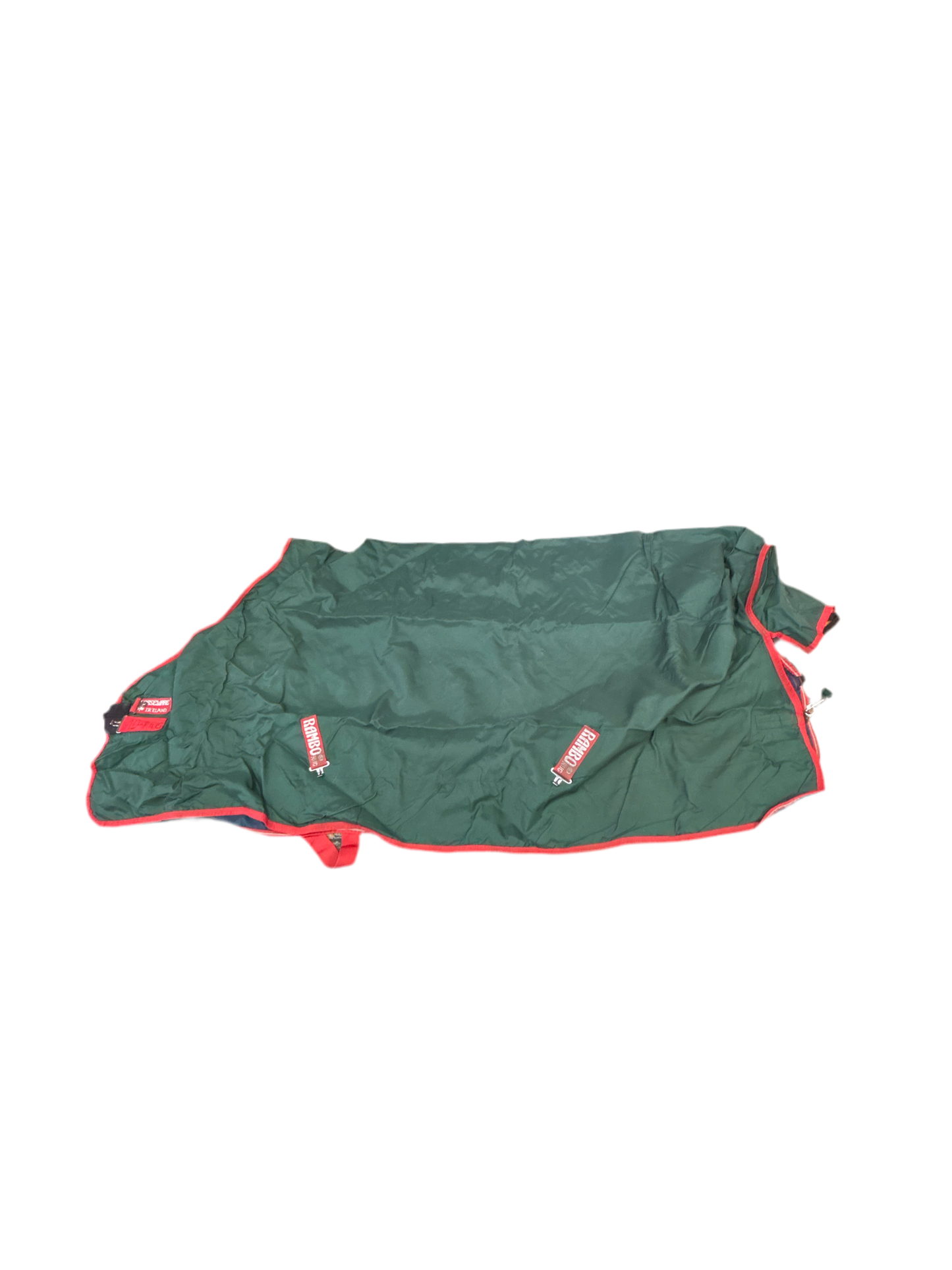 Rambo 0g Turnout Rug-Green/Red-84”