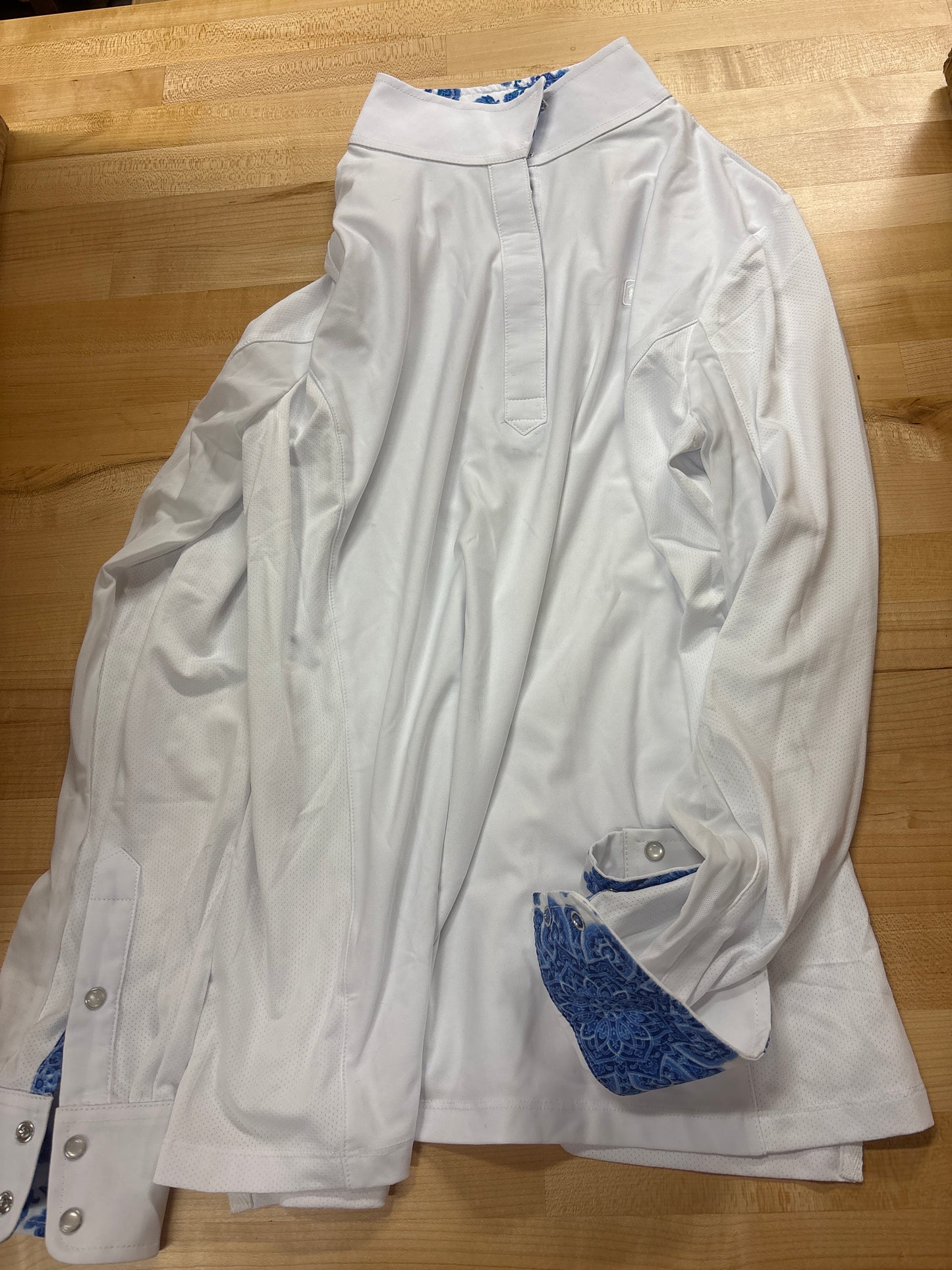 Romfh Chill Factor Show Shirt-White-Large