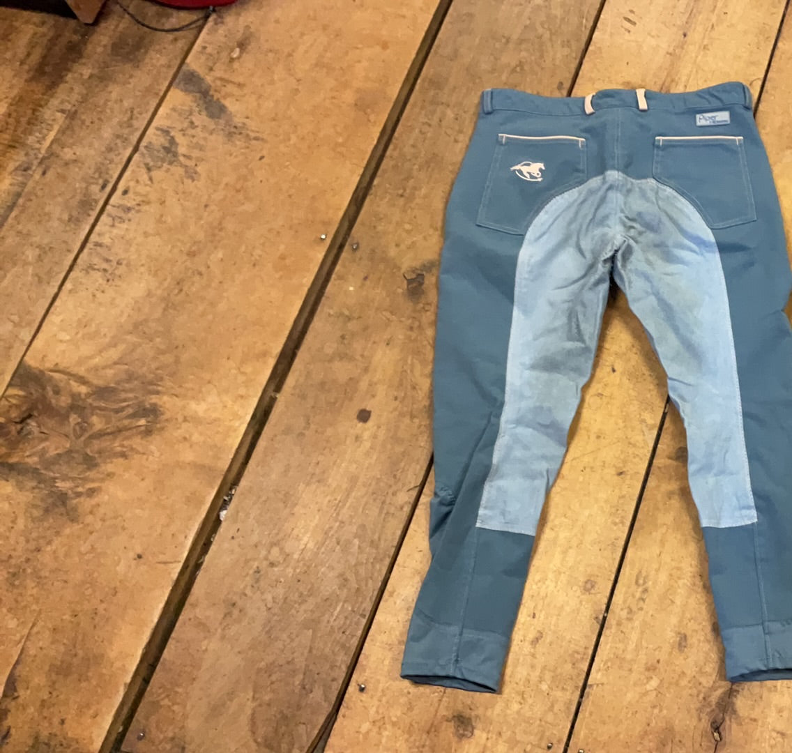Piper FS Breeches-Blue/Pink-34R