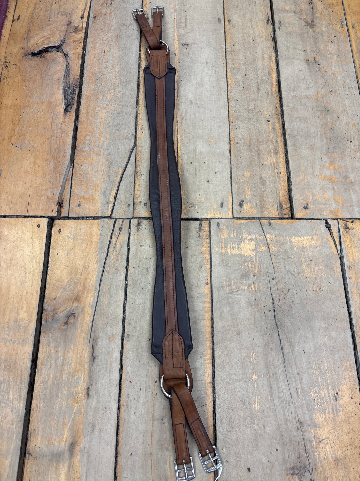 Equalizer Leather Girth-Brown-48”