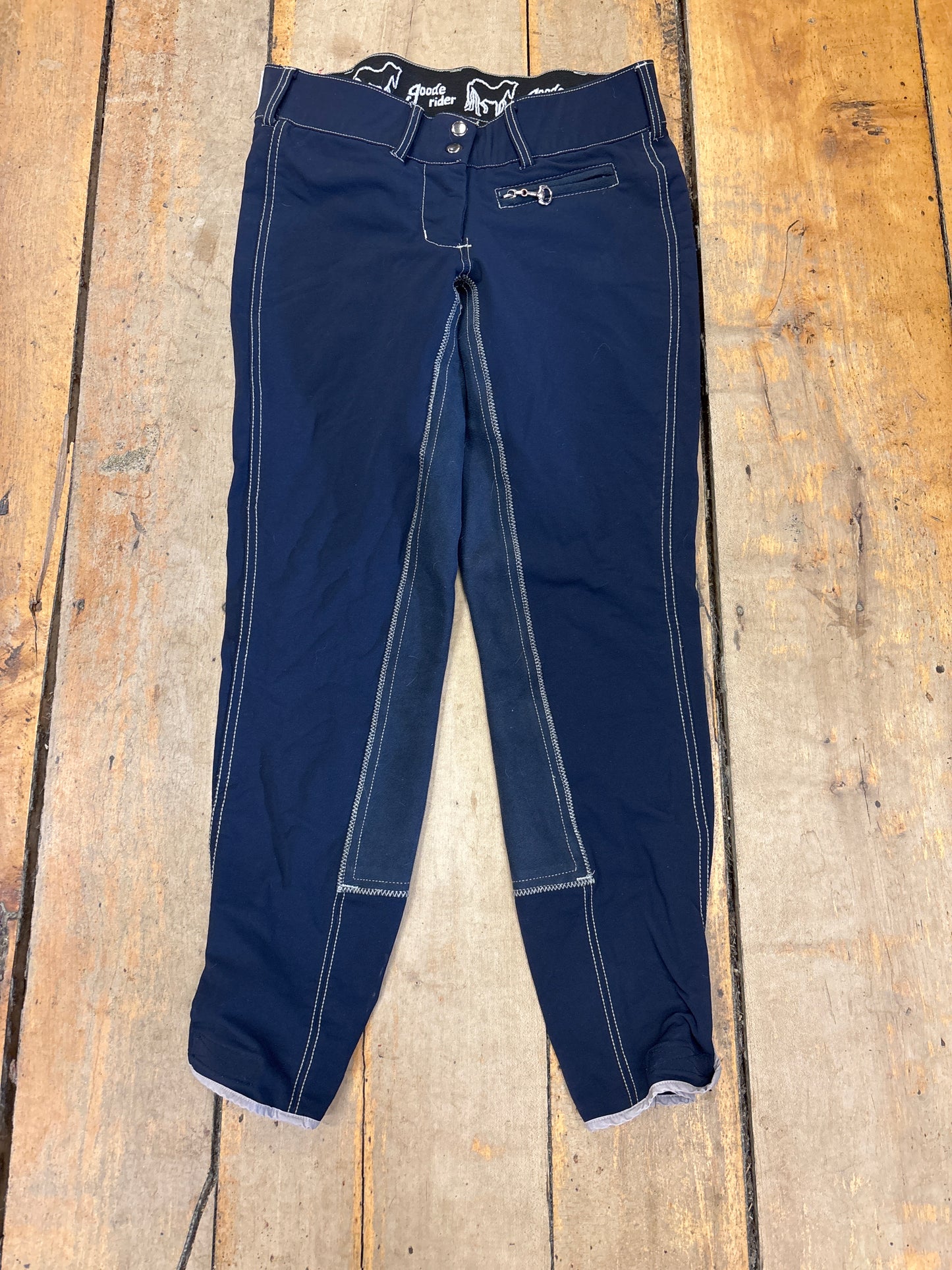 Goode Rider Full Seat Breeches-Navy-30R