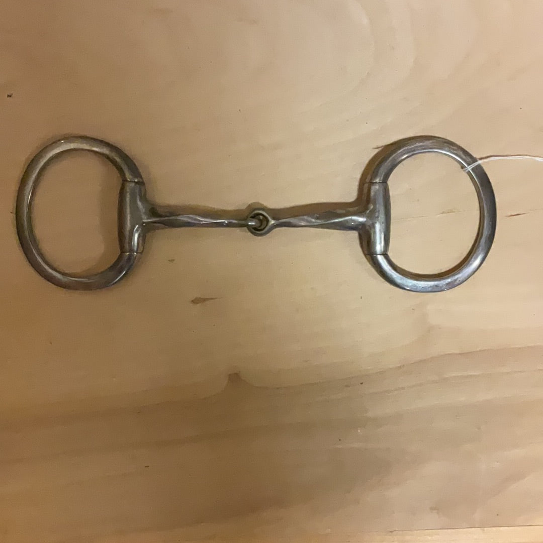 Twisted Eggbutt Snaffle Bit