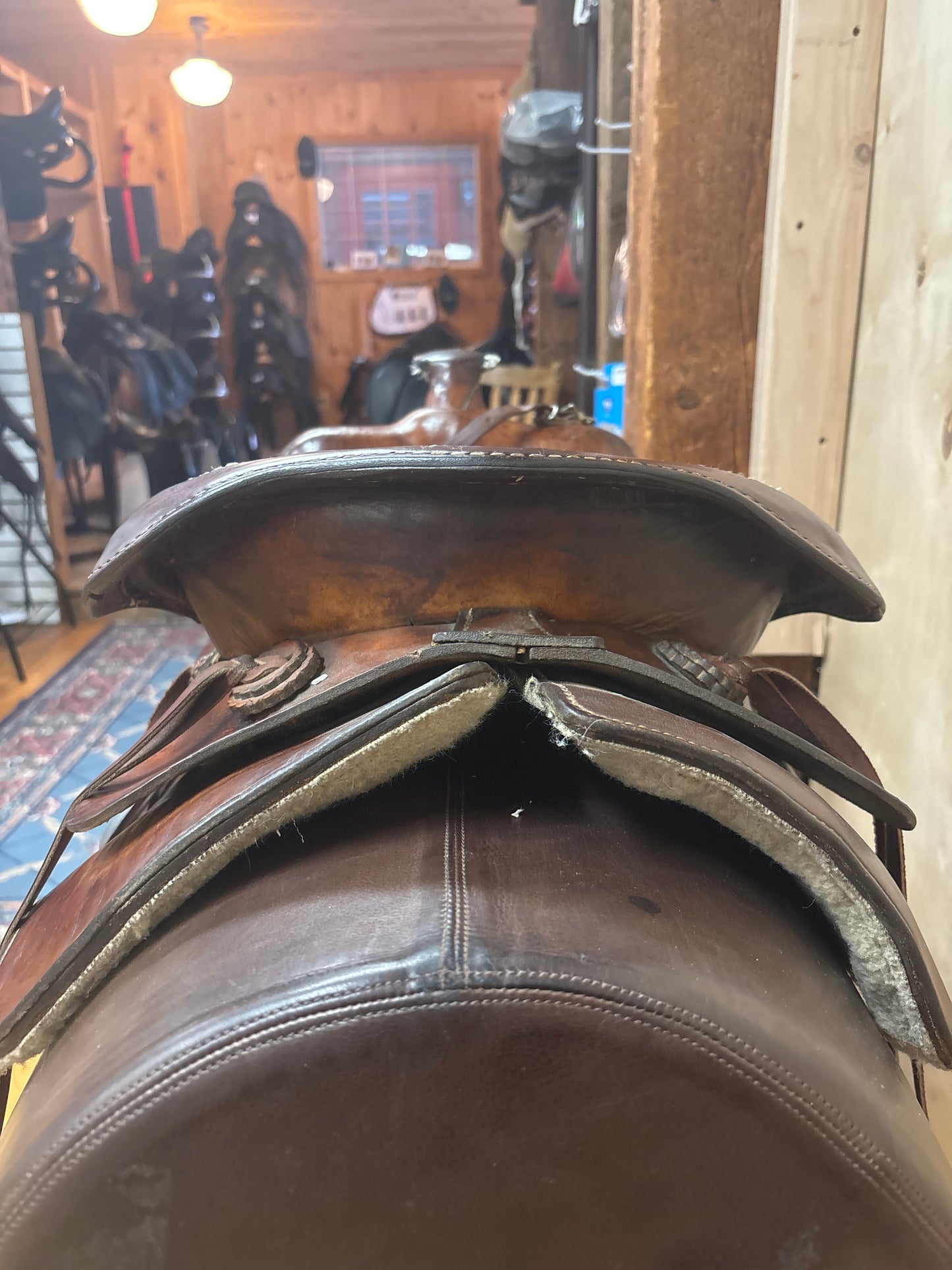 Big Horn Western Saddle-Brown-15”-Full QH Bars