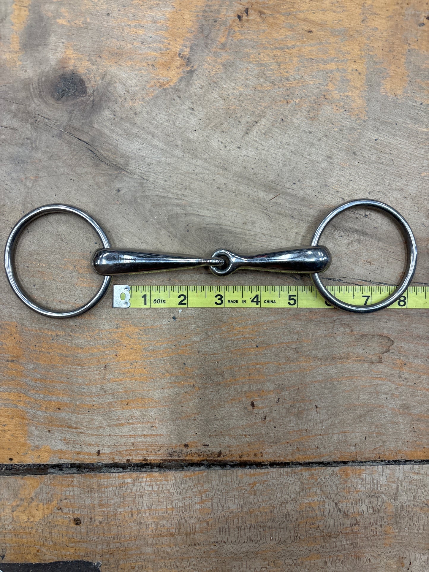 Shires Hollow Mouth Loose Ring Snaffle-5.25”