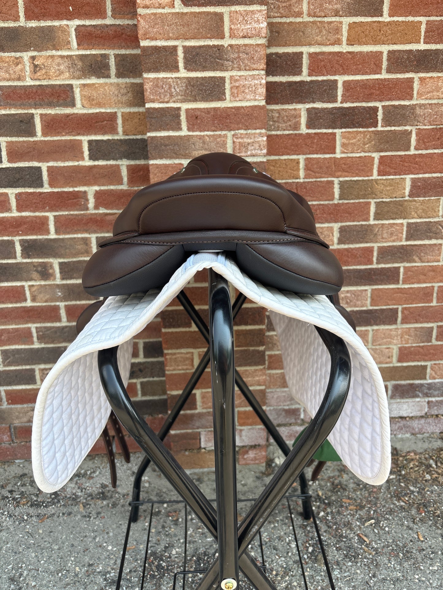 Arena Monoflap Jump Saddle-Brown-Adjustable-17”