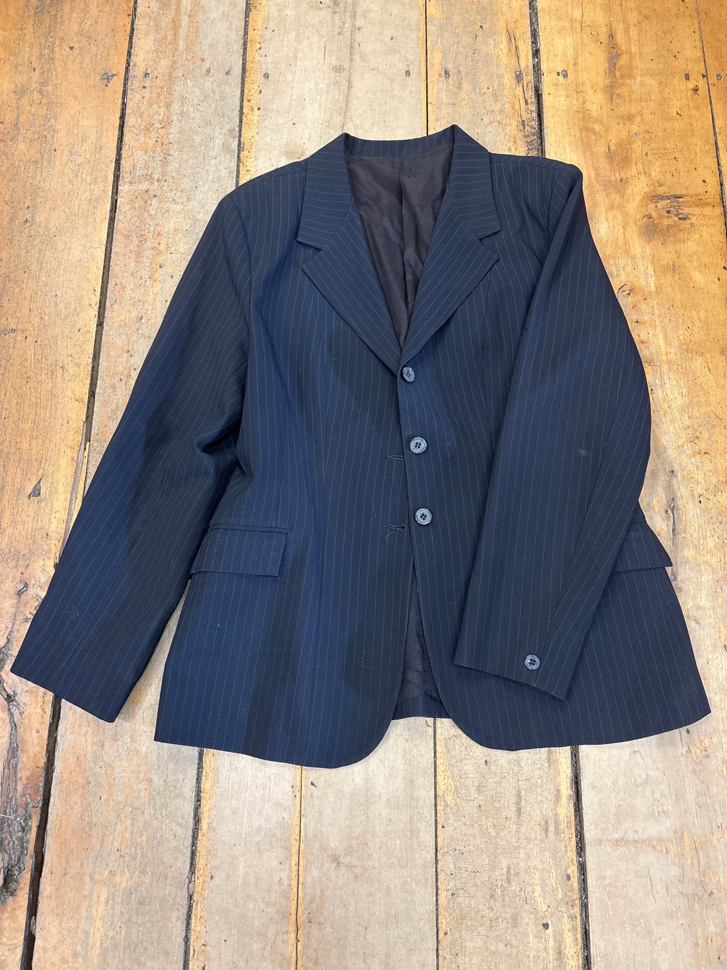 Hunt Coat-Navy Pinstripe-12