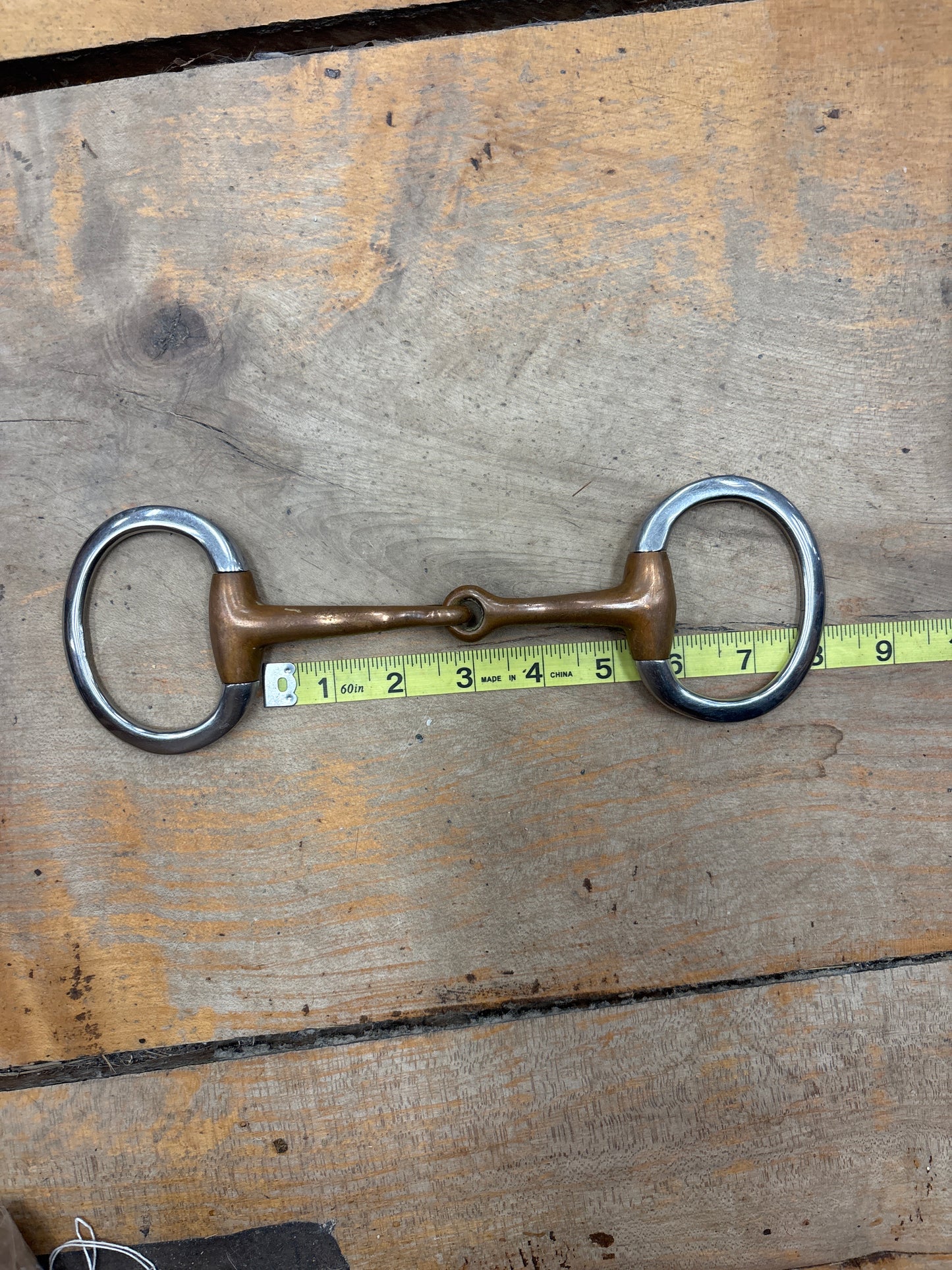 Brass Eggbutt Snaffle-5”