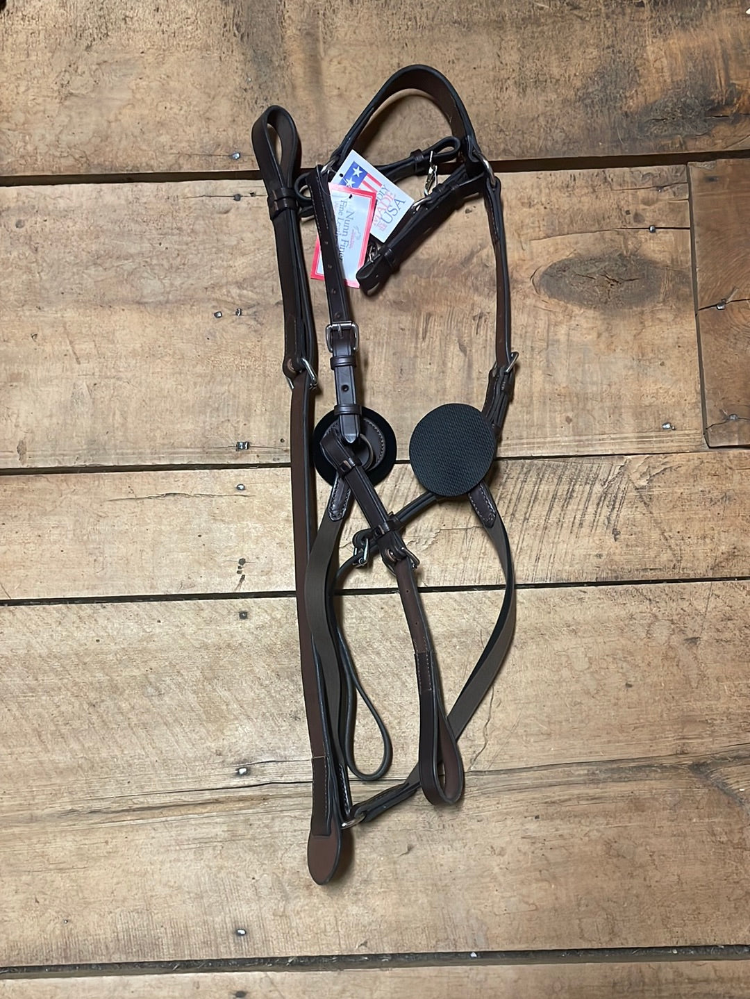 Plastron élastique à cinq voies Nunn Finer-Havana-Oversize