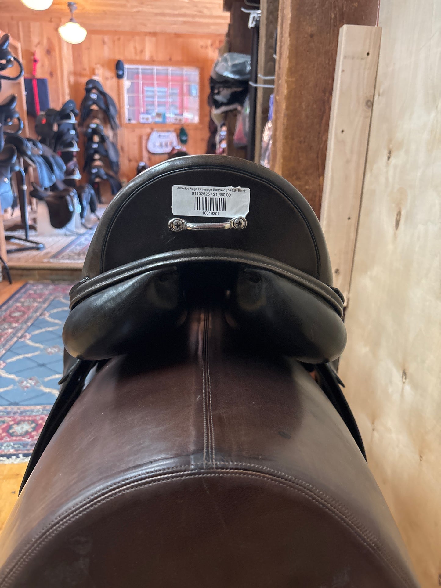 Amerigo Vega Dressage Saddle-Black-18”-+1.5