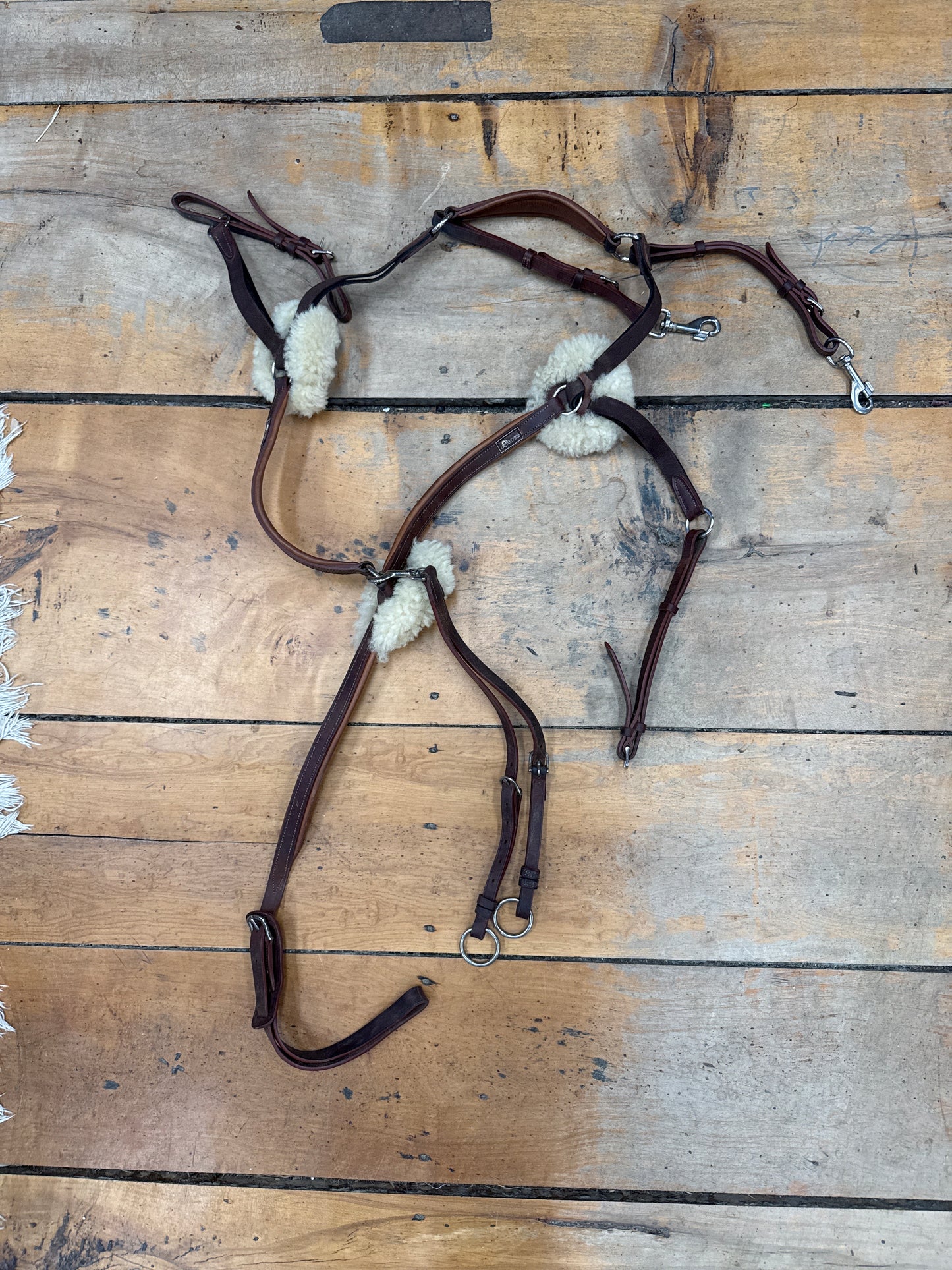 Barnes Tack Breastplate-Brown-Full