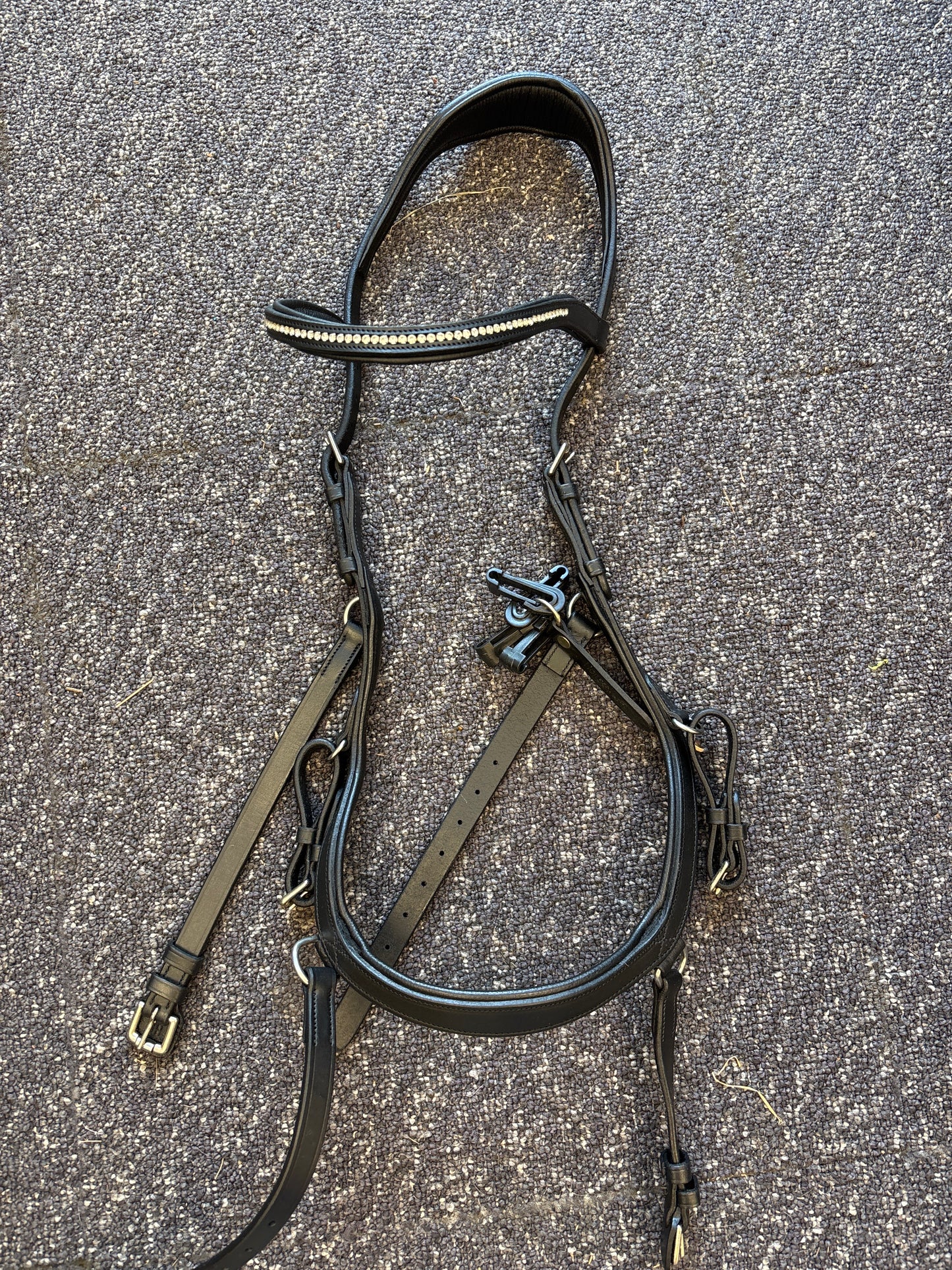 NEW Micklem Competition Bridle-Black-Horse