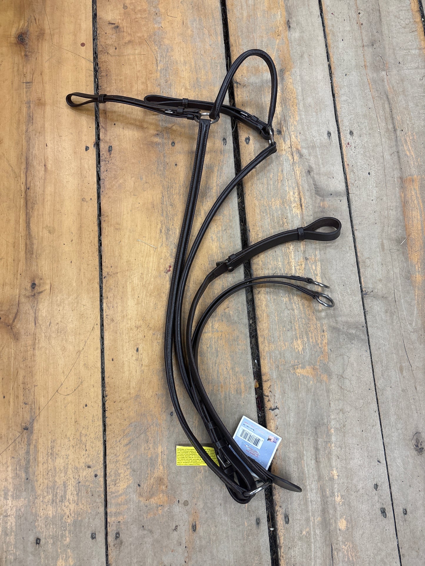 Ozark Leather Running Martingale-Brown-Full