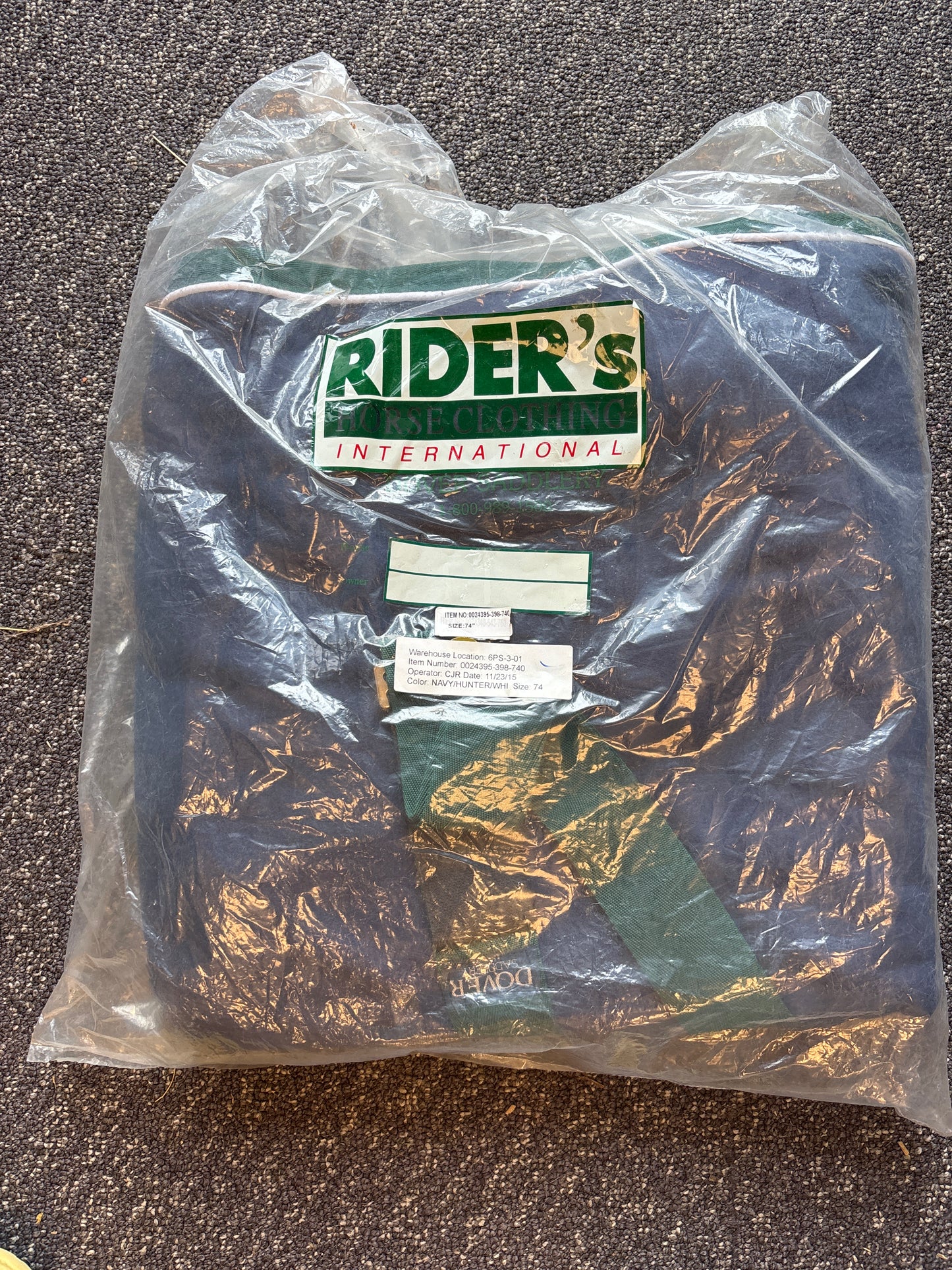 Riders Fleece Cooler-Navy-74”