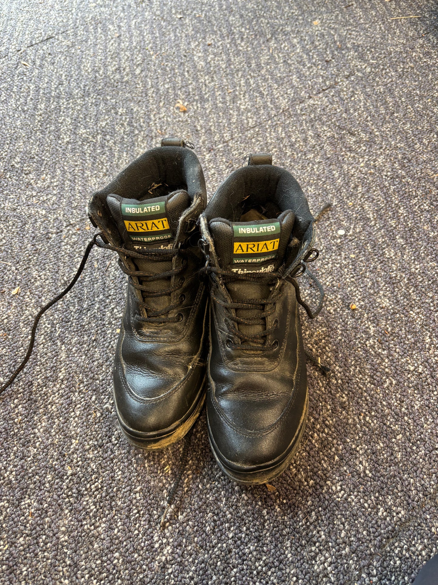 Ariat Kid’s Insulated Paddock Boots-Black-2