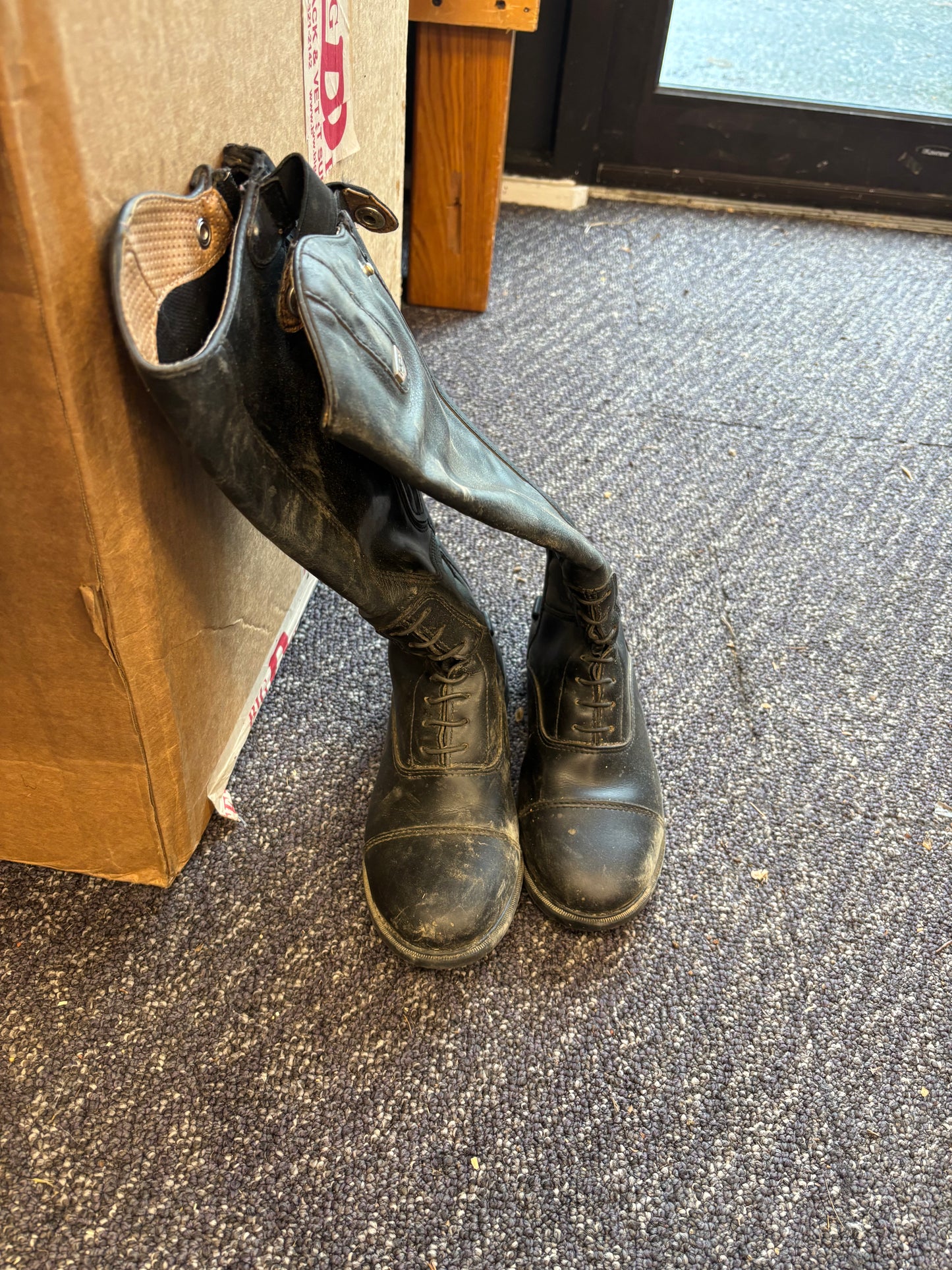 Horze Tall Boots-Black-2