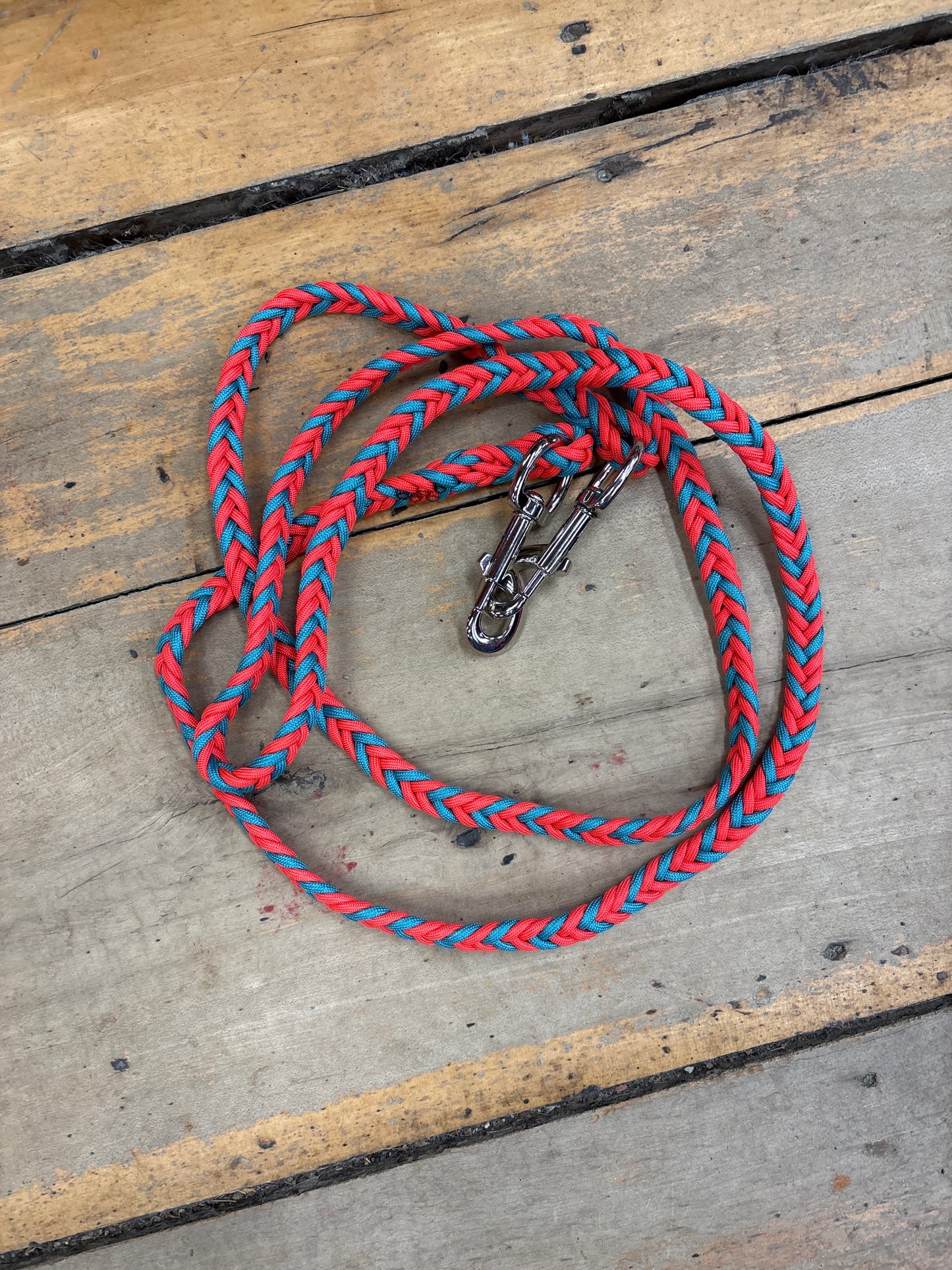 7’ Braided Reins with Snaps