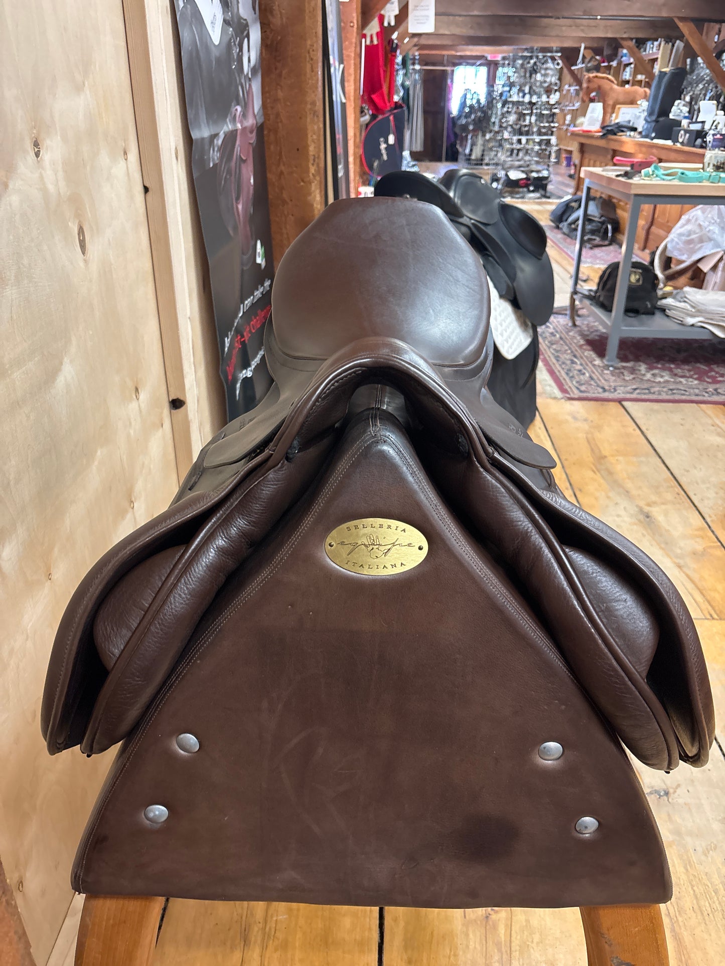 Stubben Roxane Jump Saddle-Brown-17.5”-31cm