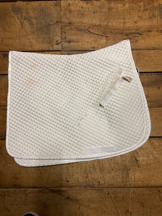 Roma Dressage Saddle Pad-White