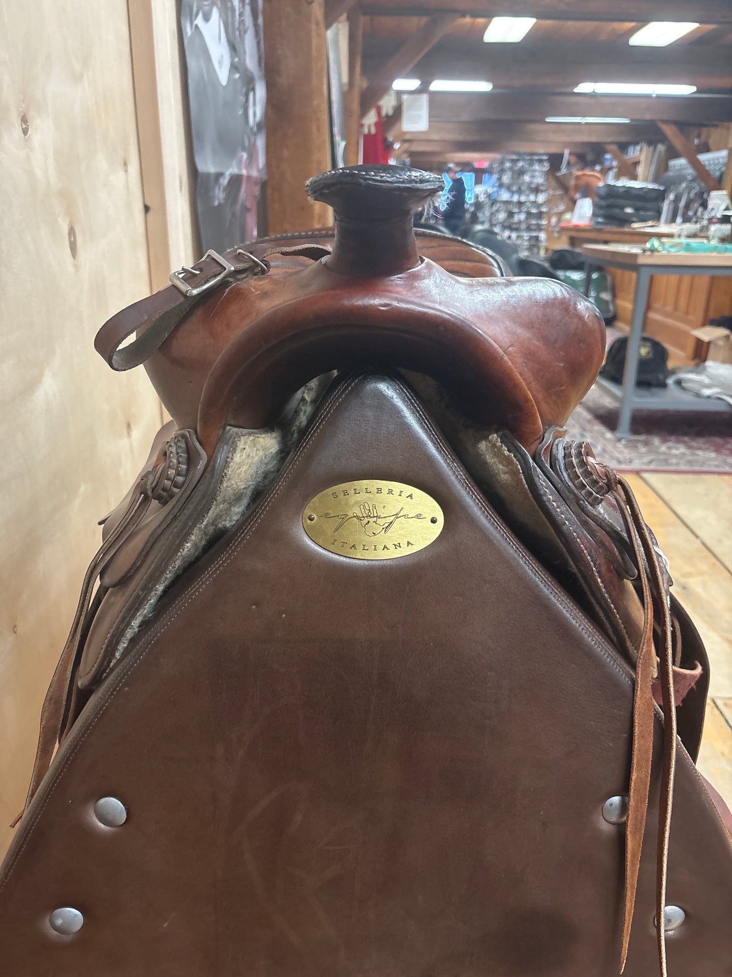 Big Horn Western Saddle-Brown-15”-Full QH Bars