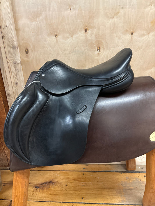 Loxley by Bliss Jump Saddle-Black-18”-Medium Wide