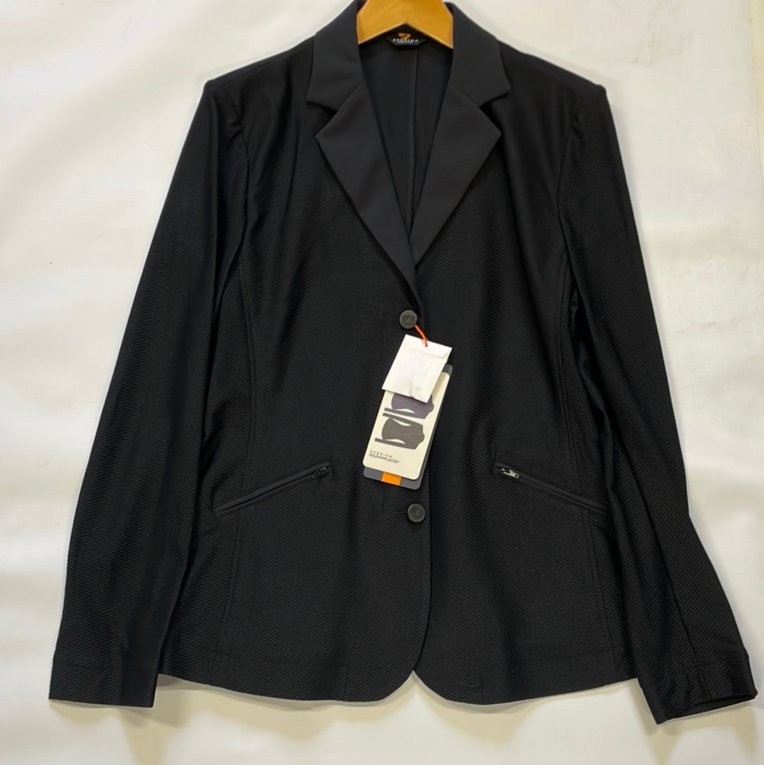 Shires Aubrion Goldhawk Show Jacket-Black-42