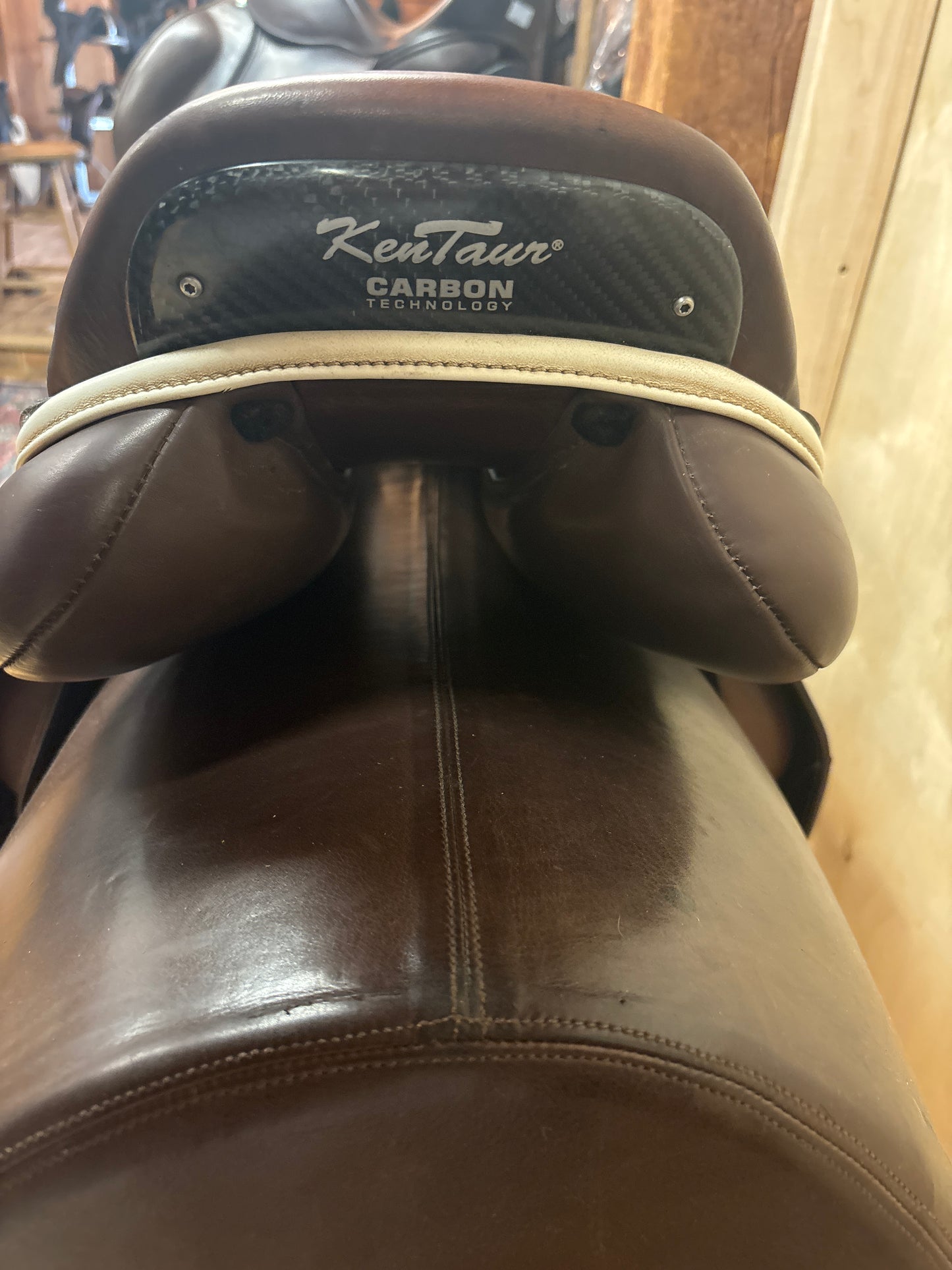 KenTaur Titan II Jump Saddle-Brown-17.5”-+2