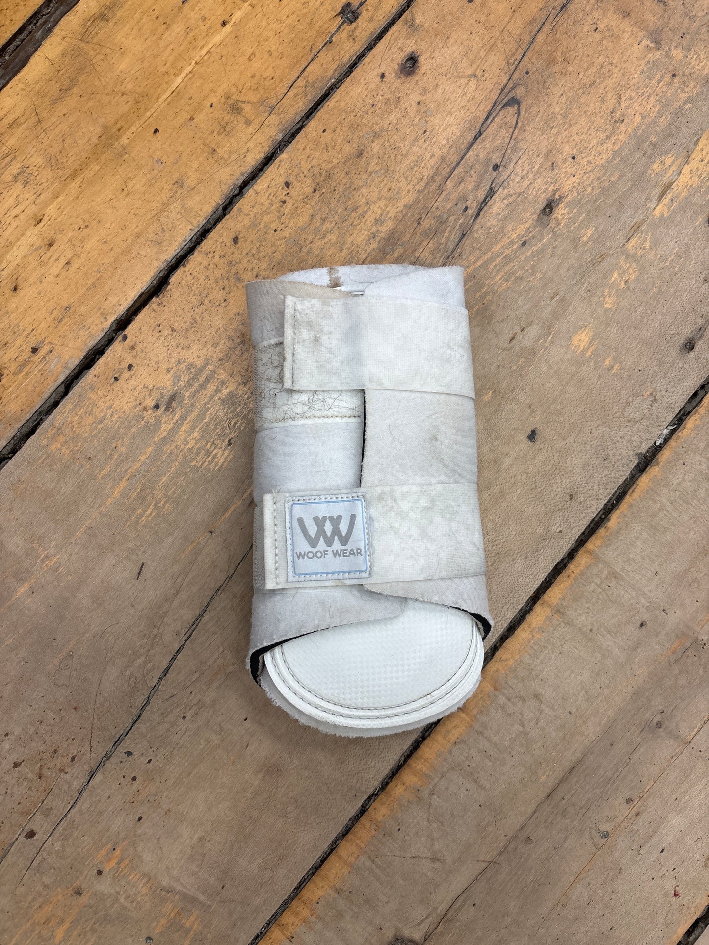 Woof Wear Brushing Boots-White-Large