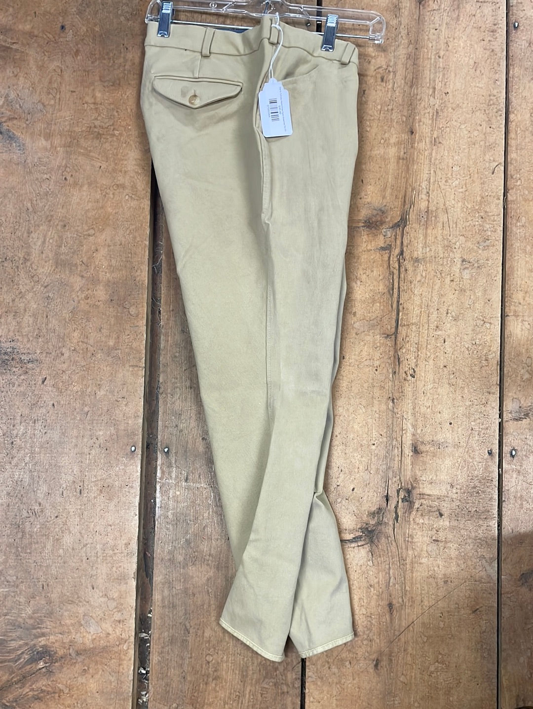 Men’s Tuffrider Patrol Knee Patch Breeches-Tan-34