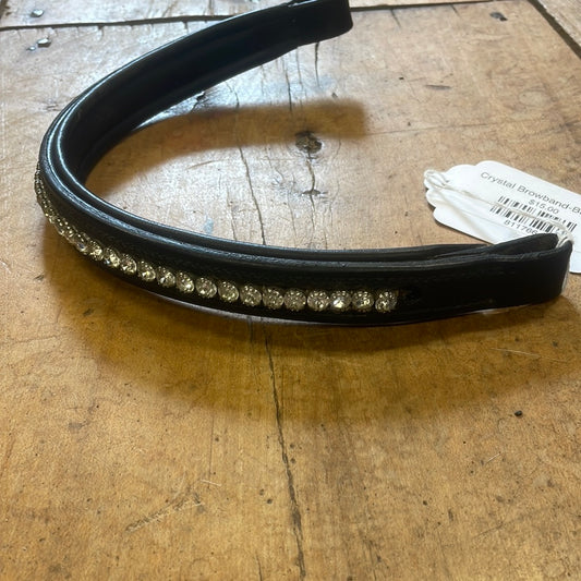 Crystal Browband-Black-15”