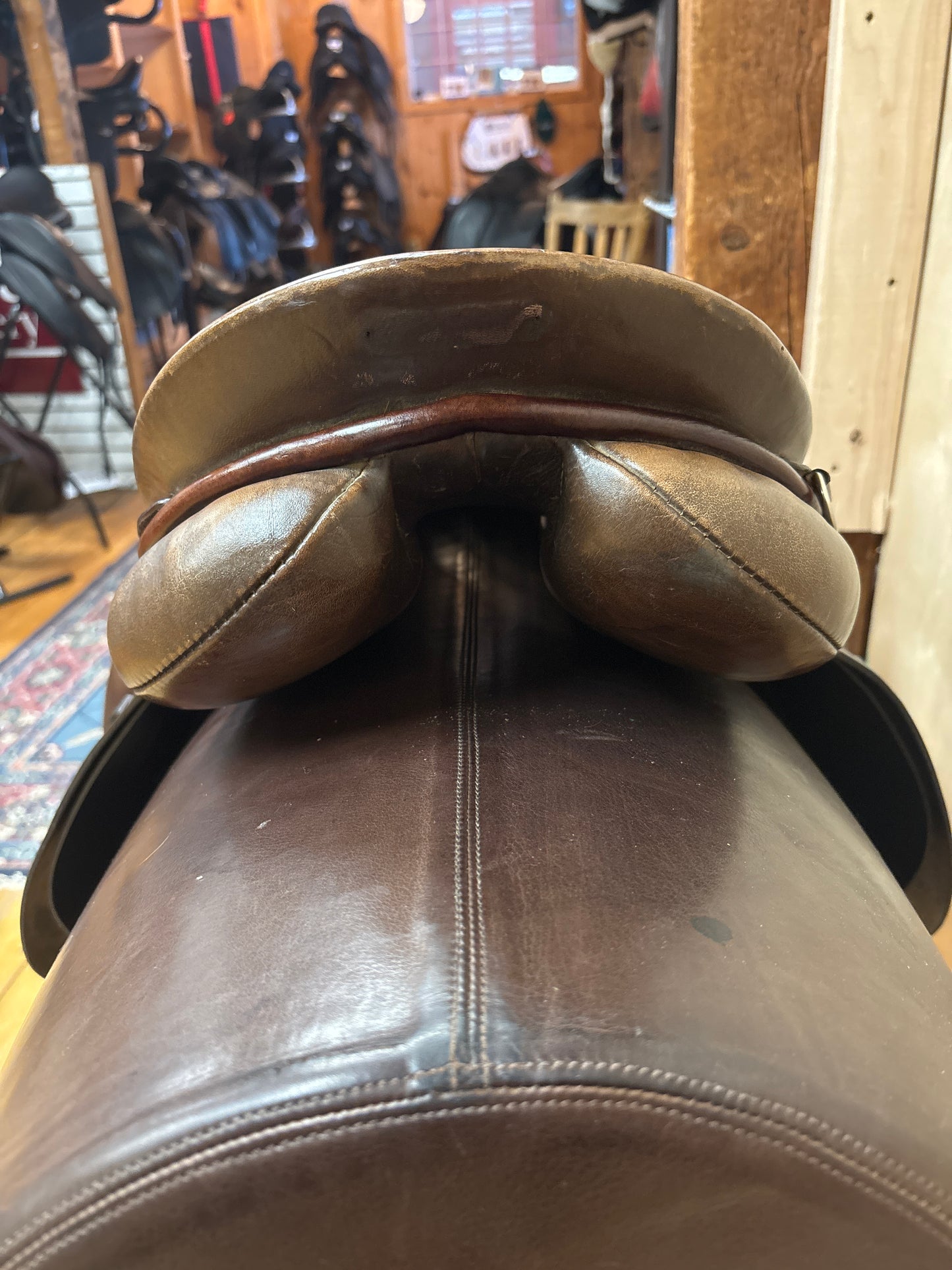 Courbette All Purpose Saddle-Brown-17”-Wide