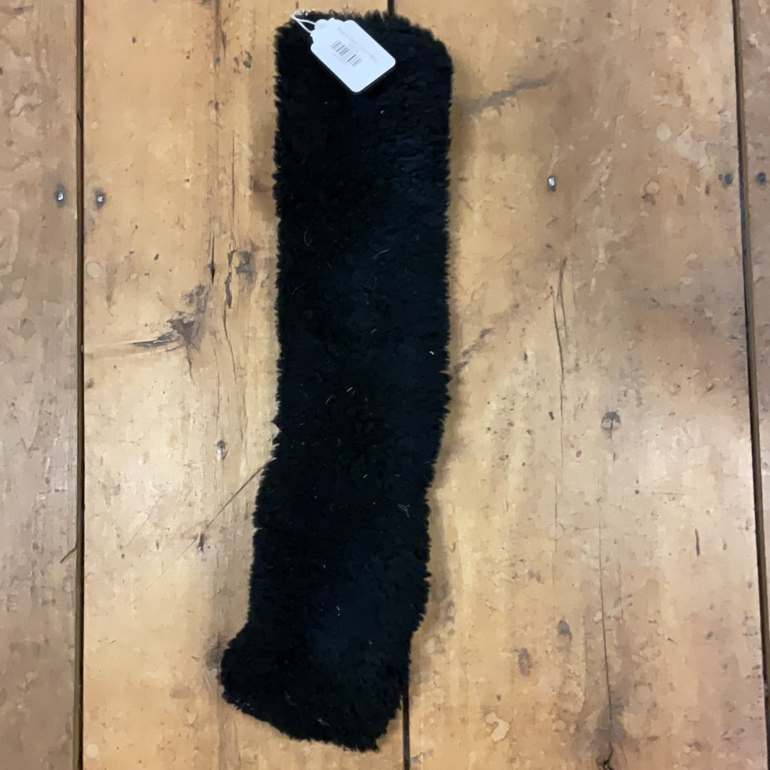 Sheepskin Girth Cover-Black