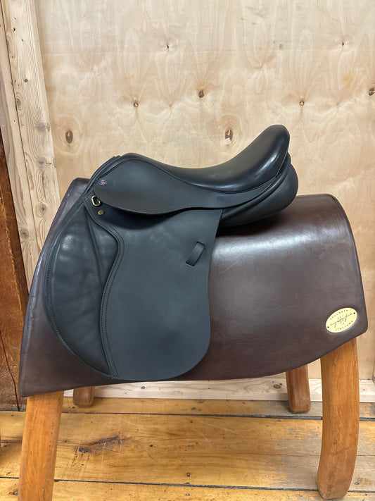 Detente All Purpose Saddle-Black-Medium Wide-17.5”