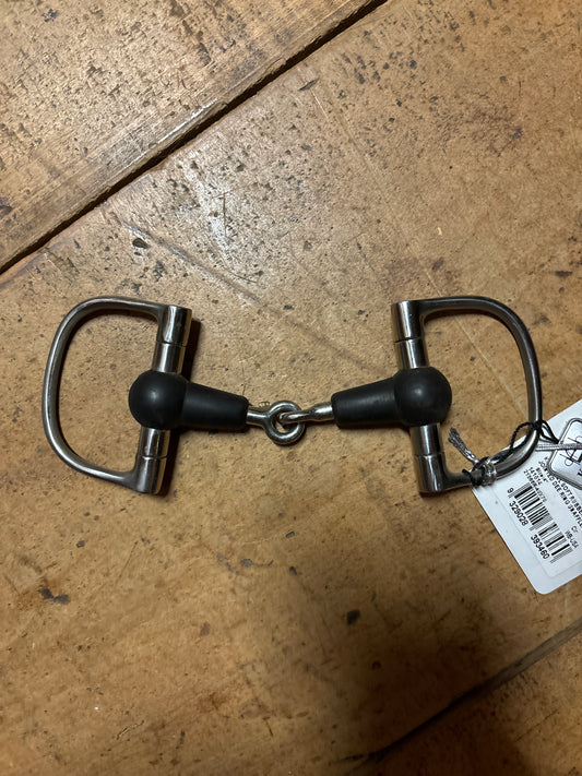 Rubber Dee Ring Snaffle-4”