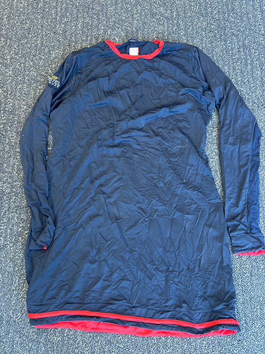 Kastel Long Shirt-Blue/Red-XLarge