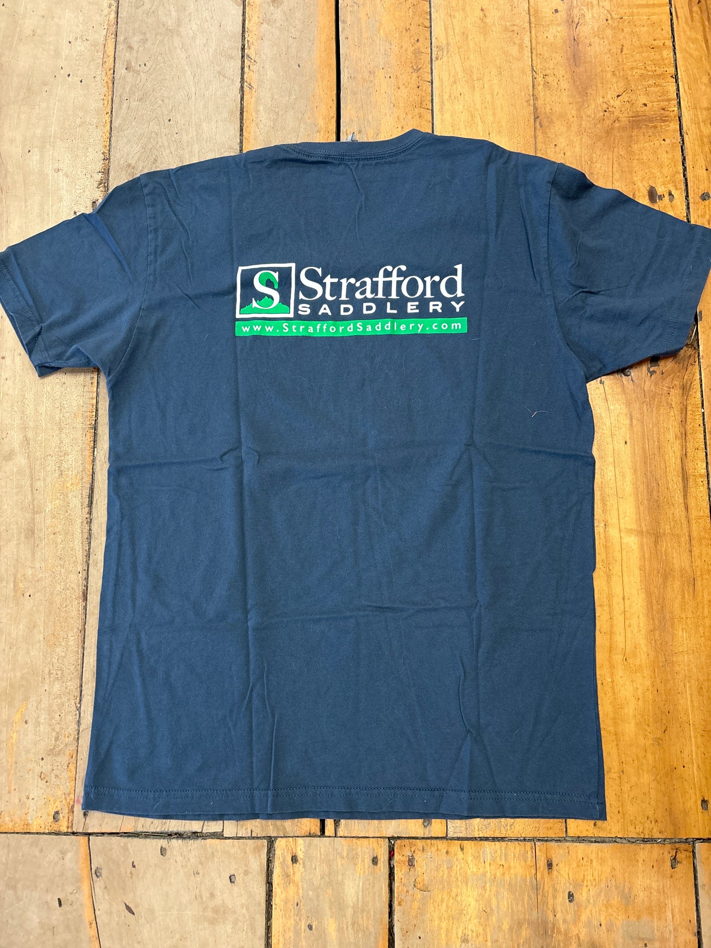 Strafford Saddlery V-Neck T-Shirt-Navy