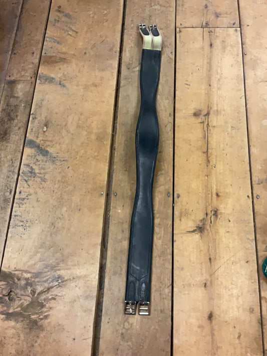 Leather Girth-Black-48”