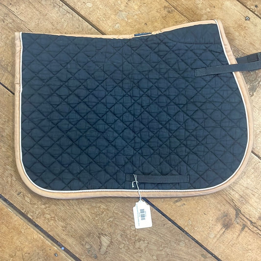 Dover Saddle Pad-All Purpose-Black/Tan