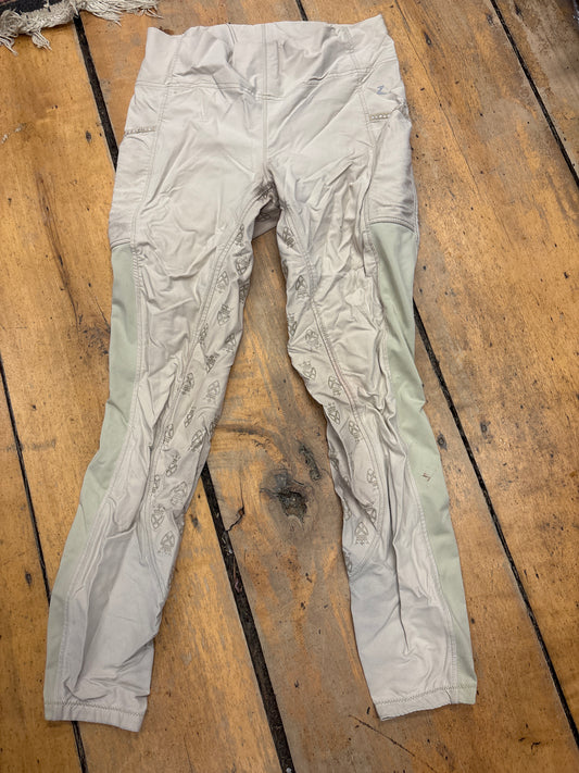 Horze Juliet Sticky Full Seat Tights-Tan-30