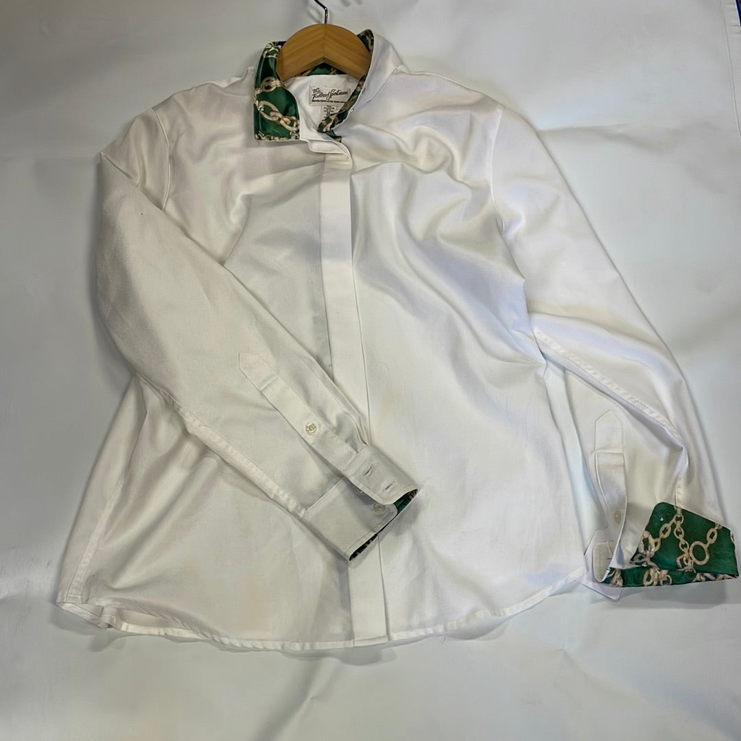 Tailored Sportsman Show Shirt-White/Green-10