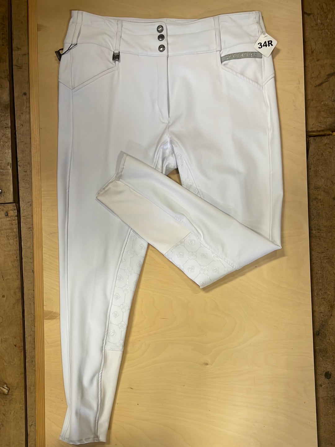 Romfh Isabella Full Seat Breech-White-34R