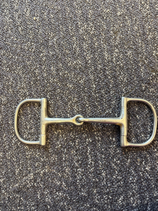 Single Joint Dee Ring Snaffle-5”