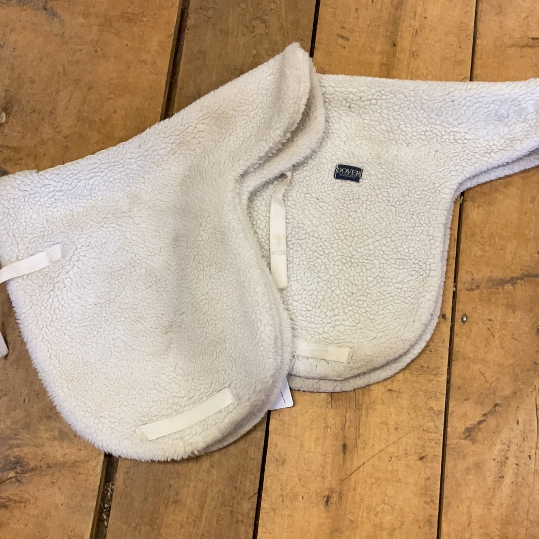 Dover Fitted Fleece Pad-All Purpse-White