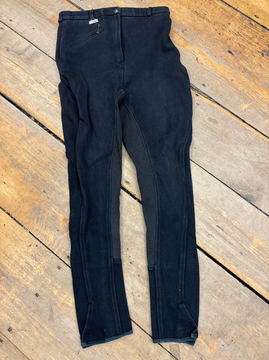 Dublin Full Seat Breeches-Black-30L